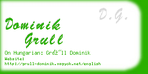 dominik grull business card